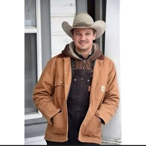 Vintage Carhartt Michigan Blanket Lined Canvas Chore Work Jacket Made in USA Wip